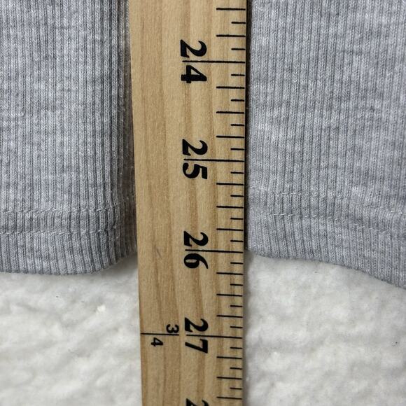 Vtg Carolina Bay Plus Size Tank Top Women 2x Gray Rib Knit Basic Boho Outdoor - Picture 6 of 6